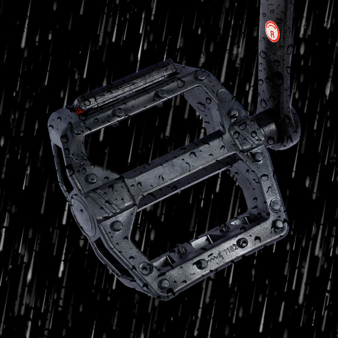 Bicycle Pedals,Mountain Bike Pedals,Bike Pedals,Bicycle Pedals with Reflectors,9/16-inch Bearing Platform Pedals