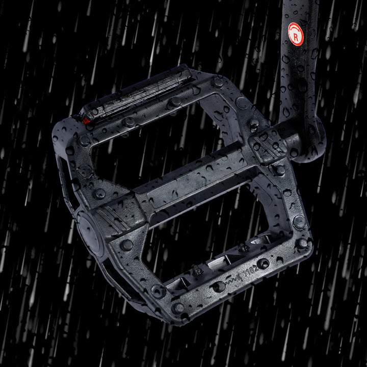 Bicycle Pedals,Mountain Bike Pedals,Bike Pedals,Bicycle Pedals with Reflectors,9/16-inch Bearing Platform Pedals