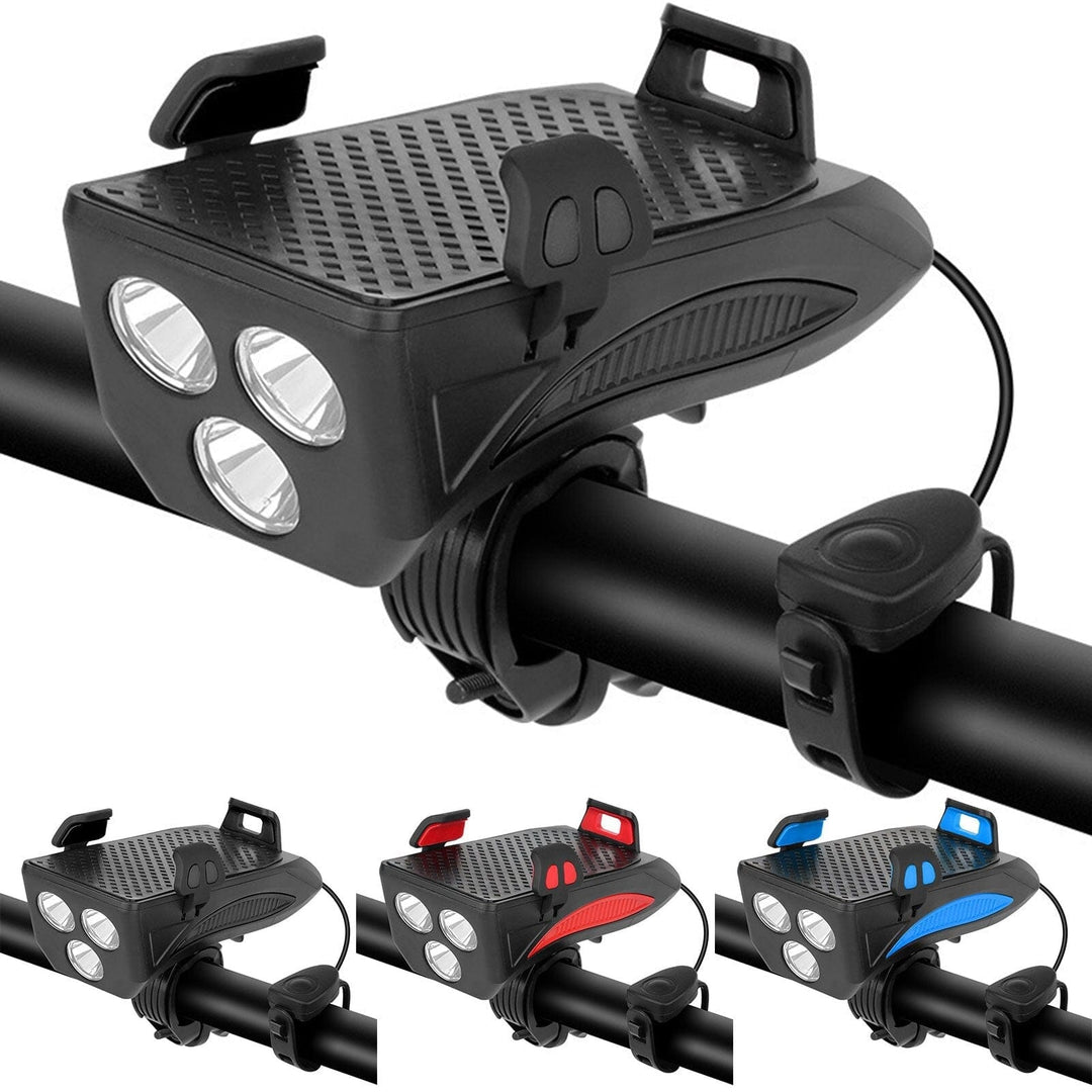 LED Bike Light System | 4-in-1 Safety Hub With Phone Mount