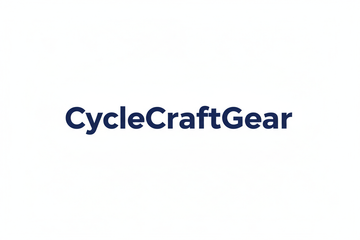 Maak een logo voor CycleCraftGear gebruik deze kleurcode: #0A2647. Alleen de tekst geen andere illustraties